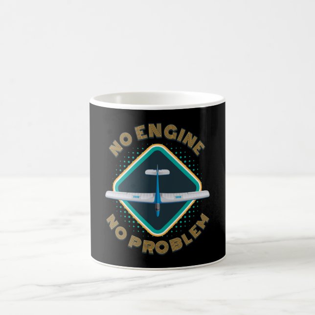 No Engine No Problem Glider Coffee Mug (Center)