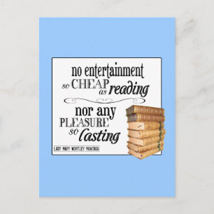 No Entertainment so Cheap as Reading Postcard