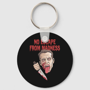 No Escape From Madness – Vintage Retro Movie Style Key Ring