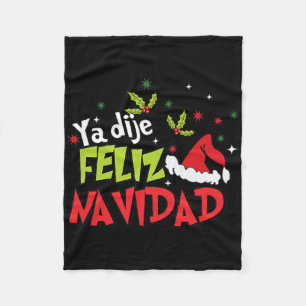 No Esten Ho Ho Jodiendo Santa Christmas Latino Spa Fleece Blanket
