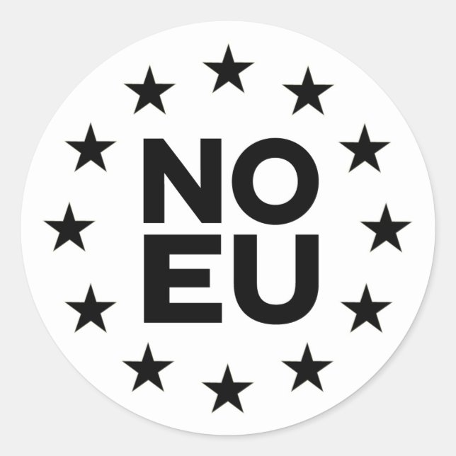 No EU v2 Sticker (Front)