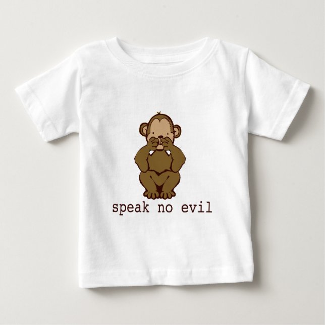 No Evil Monkeys Baby T-Shirt (Front)