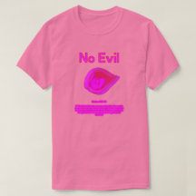 No Evil - Tahitian Sunset Logo- T-Shirt