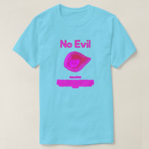 No Evil - Tahitian Sunset Logo- T-Shirt