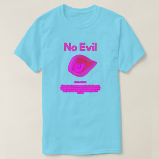 No Evil - Tahitian Sunset Logo- T-Shirt