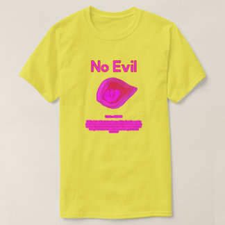 No Evil - Tahitian Sunset Logo- T-Shirt
