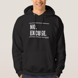 No Excuse Bodybuilding Gains Gainz Gym Fitness Mot Hoodie
