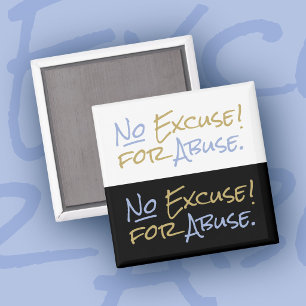 No Excuse for Abuse Break The Cycle, Tanya Lumere Magnet