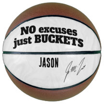 No Excuses Just Buckets – Personalized Motivationa