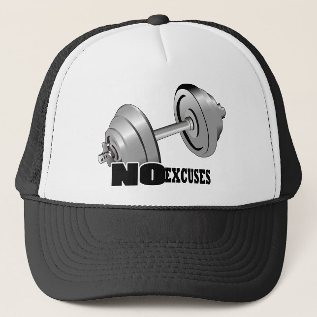 No Excuses Trucker Hat (Front)