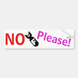 No F-Bomb Please! sticker
