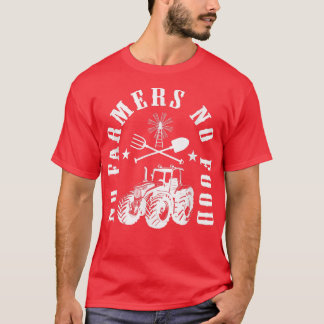 No Farmers No Food, Tractor T-Shirt