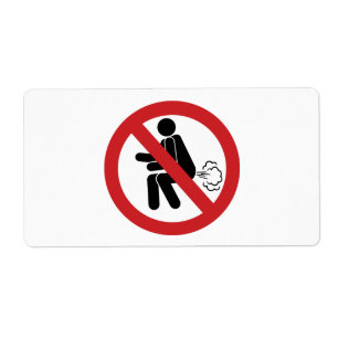 NO Farting ⚠ Funny Thai Toilet Sign ⚠