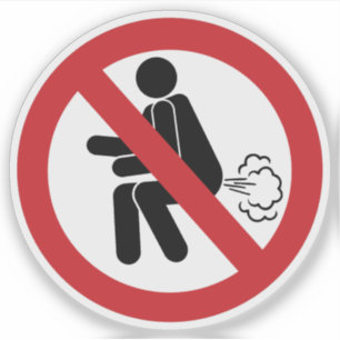 NO Farting ⚠ Funny Thai Toilet Sign ⚠