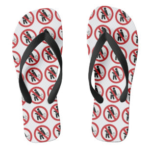 NO Farting ⚠ Funny Thai Toilet Sign ⚠ Flip Flops
