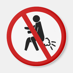 NO Farting ⚠ Funny Thai Toilet Sign ⚠ Magnet