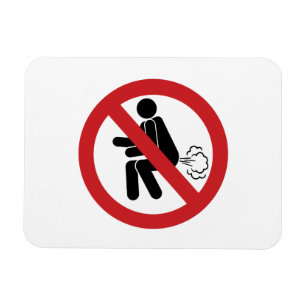 NO Farting ⚠ Funny Thai Toilet Sign ⚠ Magnet