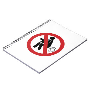 NO Farting ⚠ Funny Thai Toilet Sign ⚠ Notebook