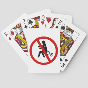 NO Farting ⚠ Funny Thai Toilet Sign ⚠ Playing Cards
