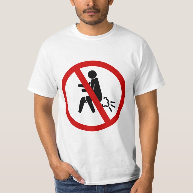 NO Farting ⚠ Funny Thai Toilet Sign ⚠ T-Shirt (Front)