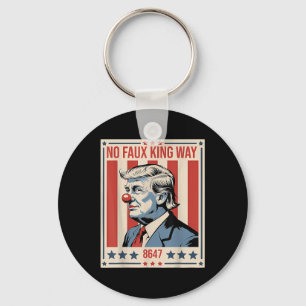 No Faux King Way 86 47 Key Ring