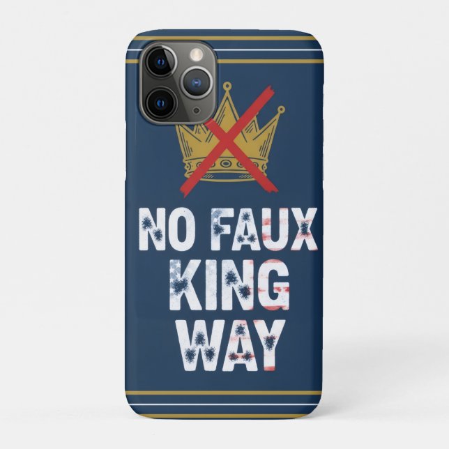 No Faux King Way Case-Mate iPhone Case (Back)