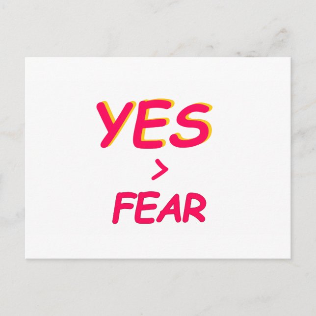 No Fear Blank Card (Front)