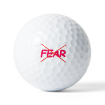 No Fear Golf Ball