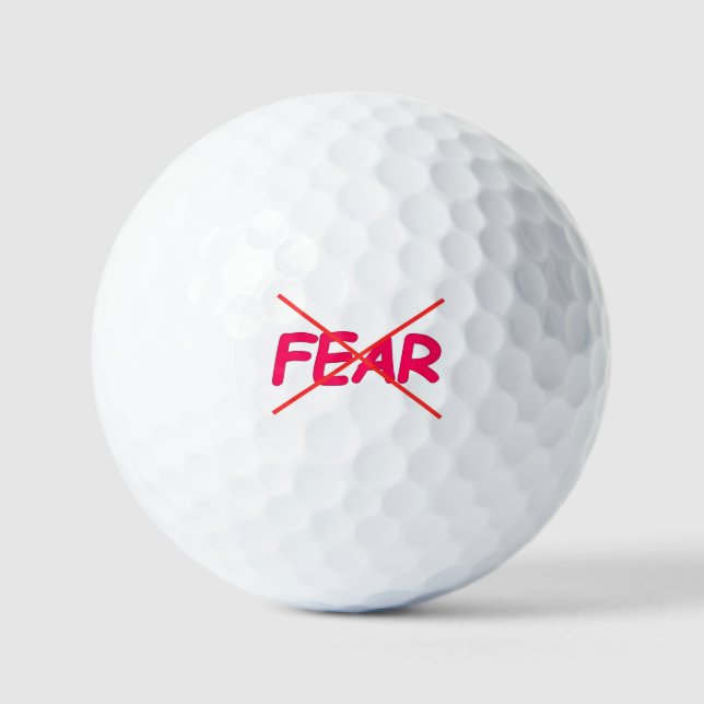 No Fear Golf Ball (Front)