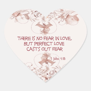 No Fear in Love Stickers