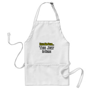 No Fear...Jew Is Here Standard Apron
