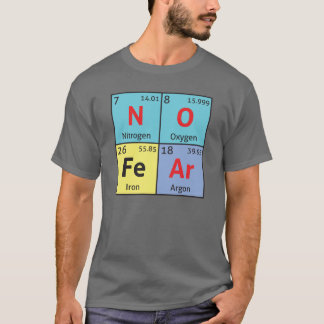 'No Fear' mens comedy science t-shirt