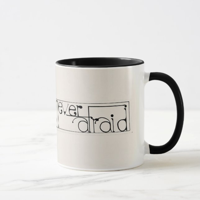 No Fear Mug / Black Accents (Right)
