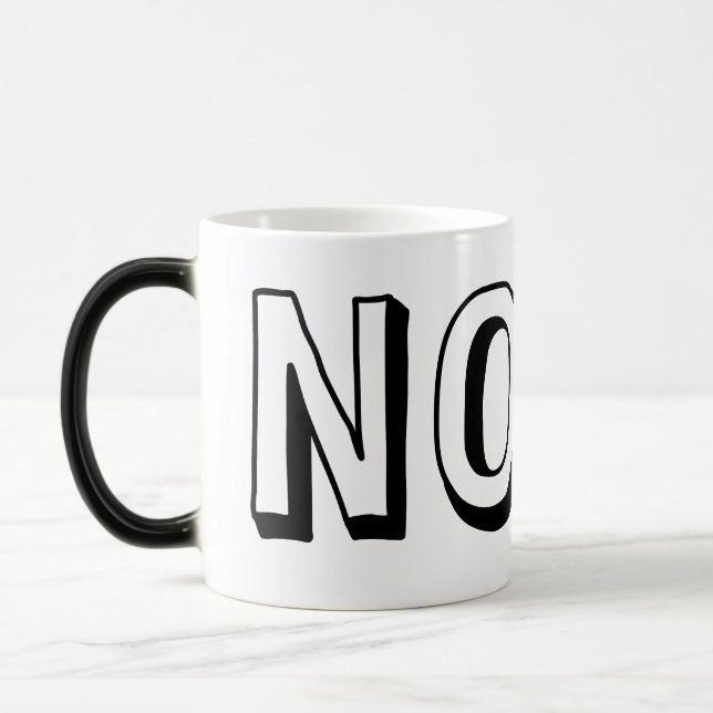 no fears no doubts no regrets magic mug (Left)