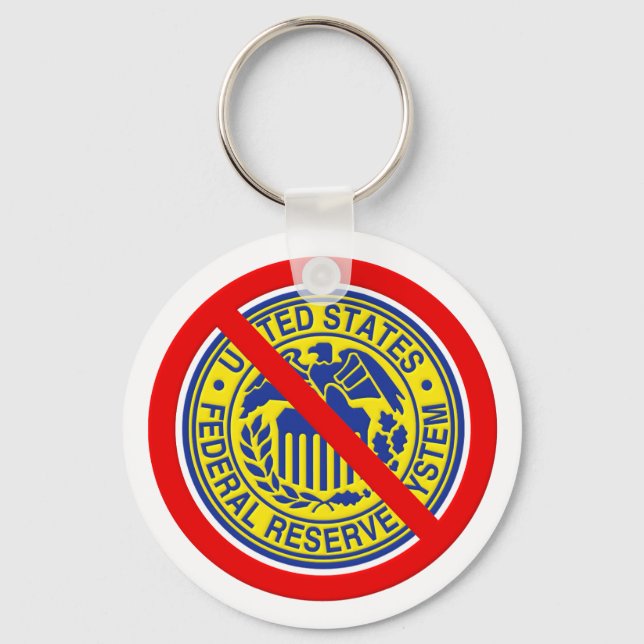 No Federal Reserve End The Fed Key Ring (Front)