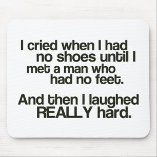 No Feet Mousepad" Mouse Mat