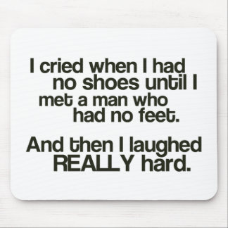 No Feet Mousepad" Mouse Mat