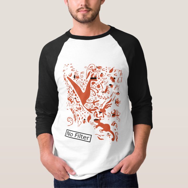 No Filter Kangaroo T-Shirt (Front)