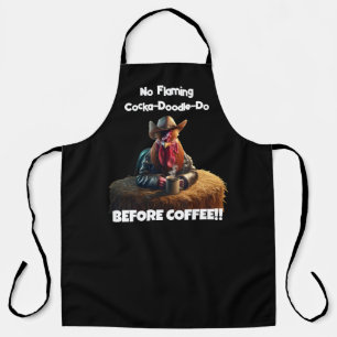 No Flaming Cocka-Doodle-Do Apron