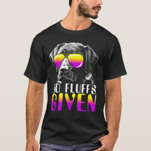 No Fluffs Given Labrador Sunglasses Cute Lab T-Shirt