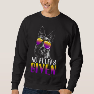 No Fluffs Given Scottish Terrier Sunglasses Cute D Sweatshirt