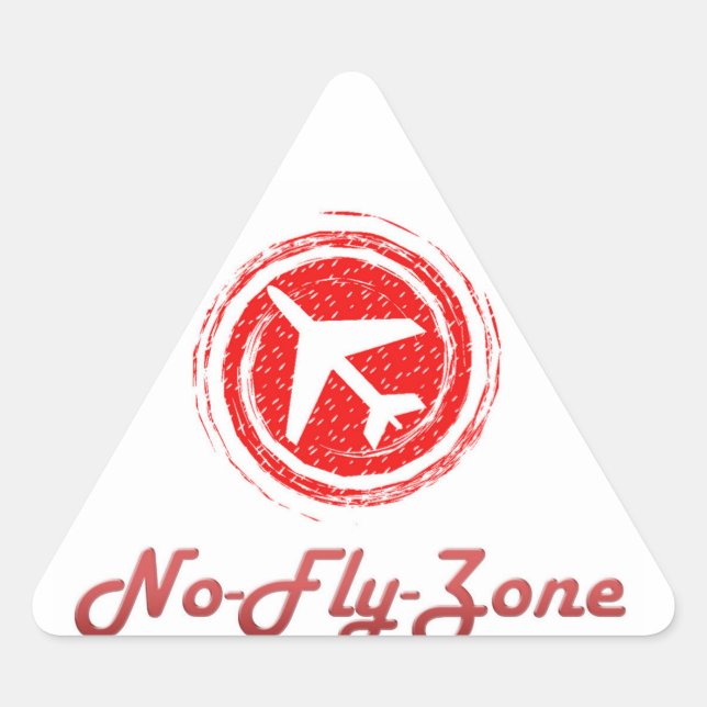 No Fly Zone Stickers (Front)