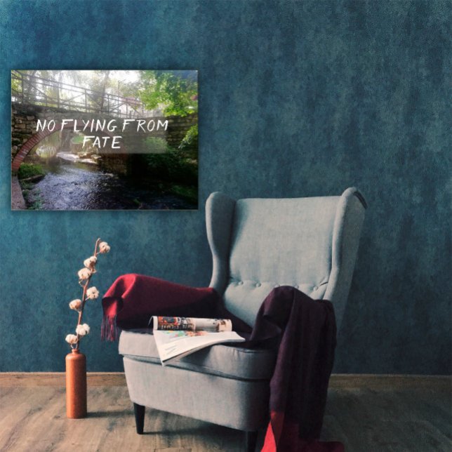 No flying from fate proverb bridge poster (Creator Uploaded)