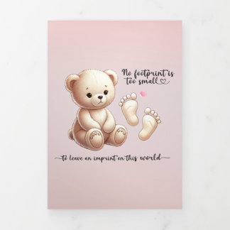 No Footprint too small card