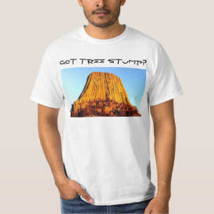 No Forests on Flat Earth Got Tree Stump? Men's Tee