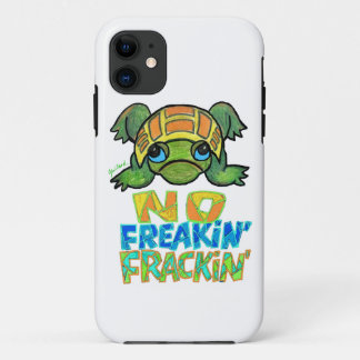 No Fracking Turtle IPhone Case