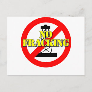 No Fracking UK 2 Postcard