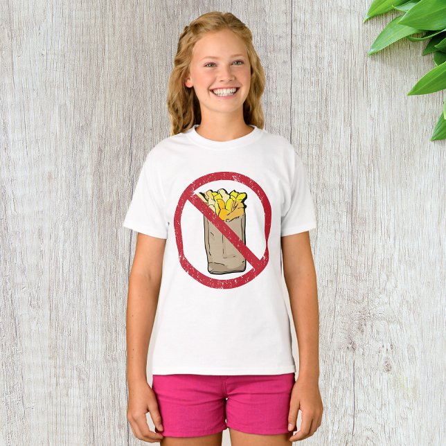 No Fries Sign T-Shirt (Creator Uploaded)