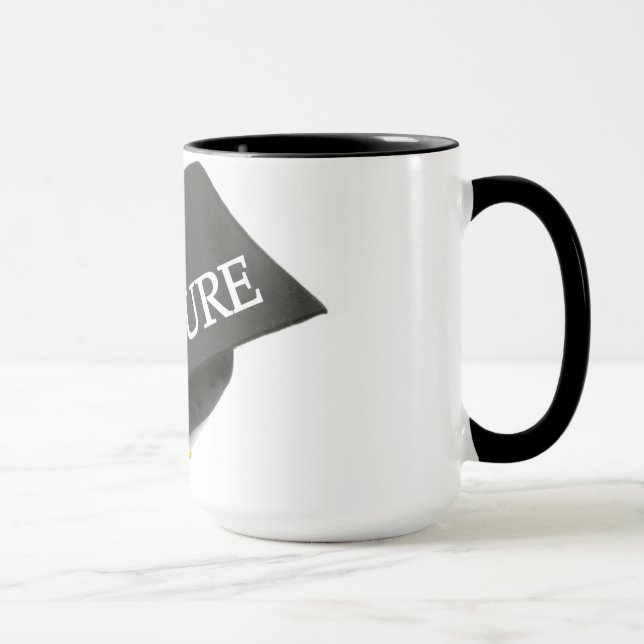 "No Future Graduation Cap" Coffee Mug (Right)