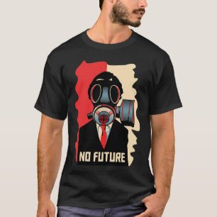 No Future Noir: The Gas Masked Man T-Shirt